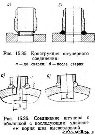 Контрольная работа по теме Технология приварки патрубков к сосуду, работающему без давления